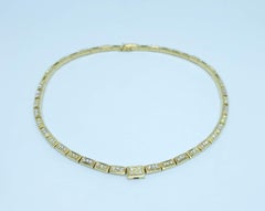 Burle Marx Rare 18 Karat Gold Diamond Neck Collar