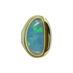 Burle Marx 18 Karat Gold Brazilian Crystal Opal Ring