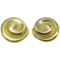 Burle Marx 18 Karat Gold Earrings