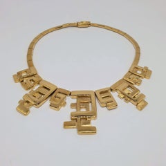 Burle Marx 18 Karat Gold Necklace