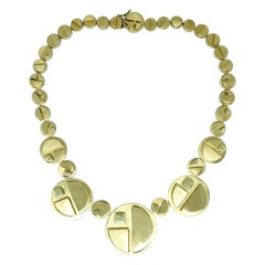 Burle Marx 18 Karat Gold One-of-a-Kind Necklace