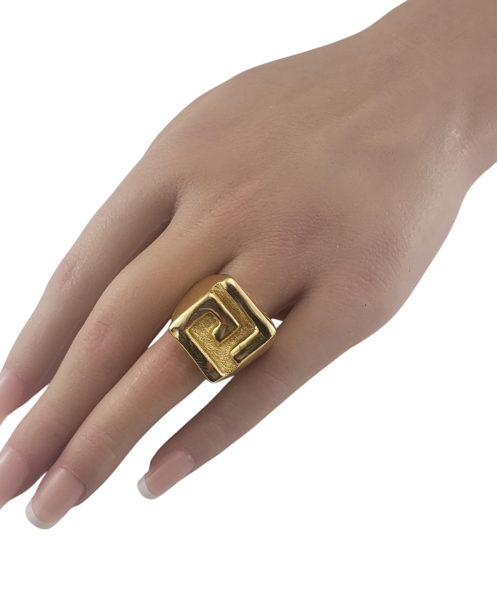 Burle Marx 18 Karat Yellow Gold Men's Ring Size 9.5 #19677 3