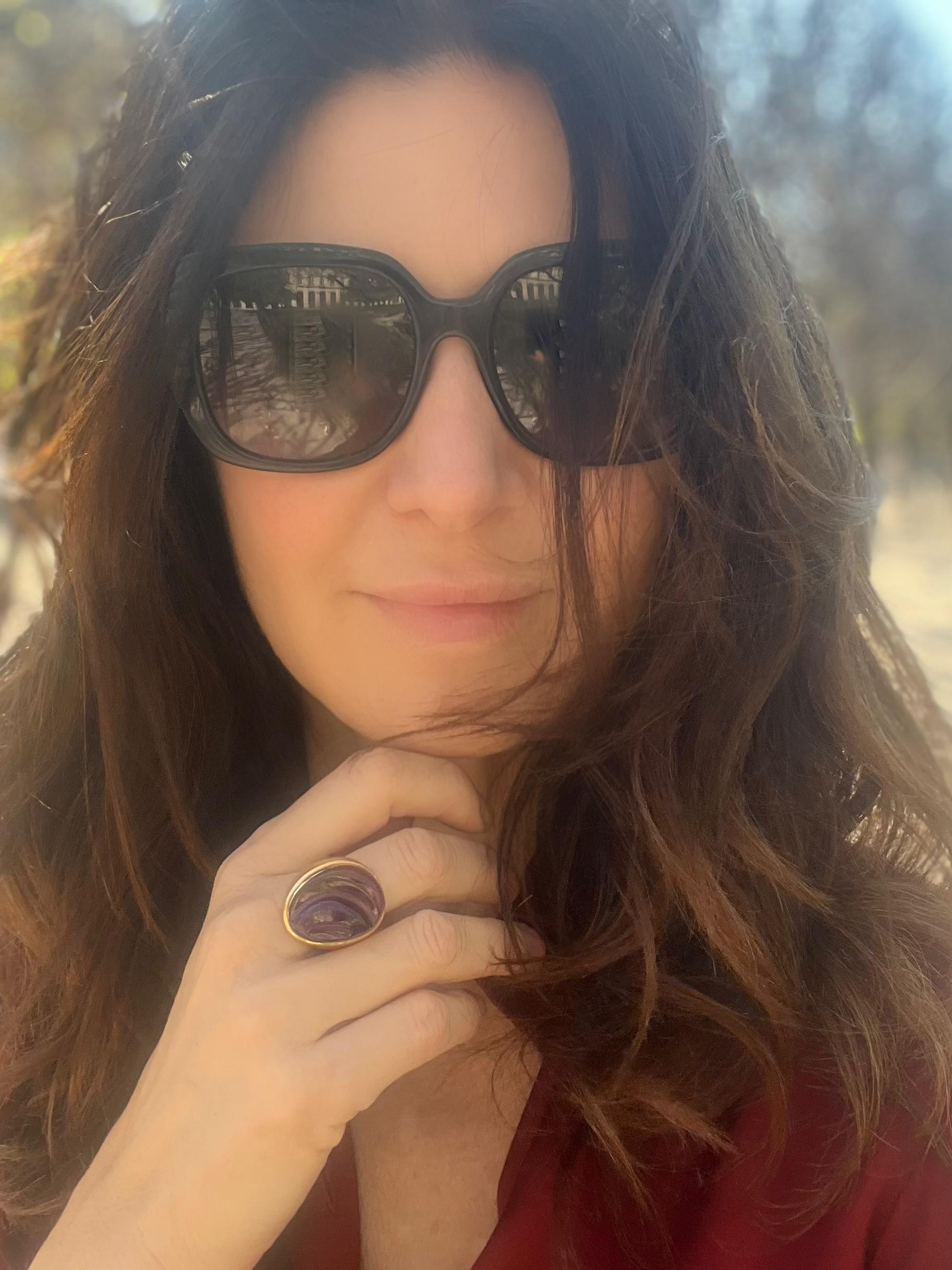 Femenino o masculino Burle Marx Amethyst Ring Forma Livre en venta