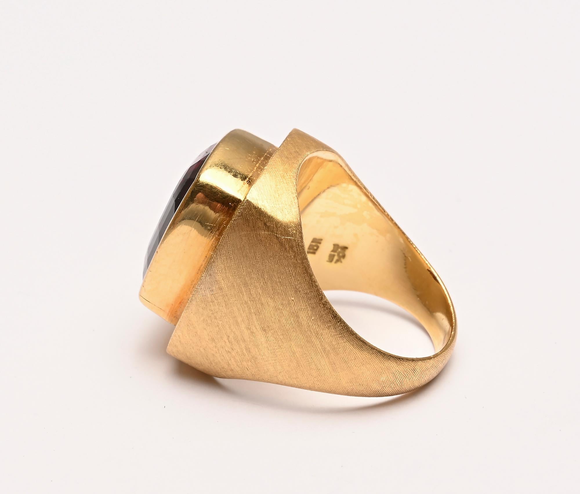 roberto burle marx gold ring