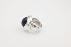 Burle Marx Sterling Silver and Cabochon Onyx Ring