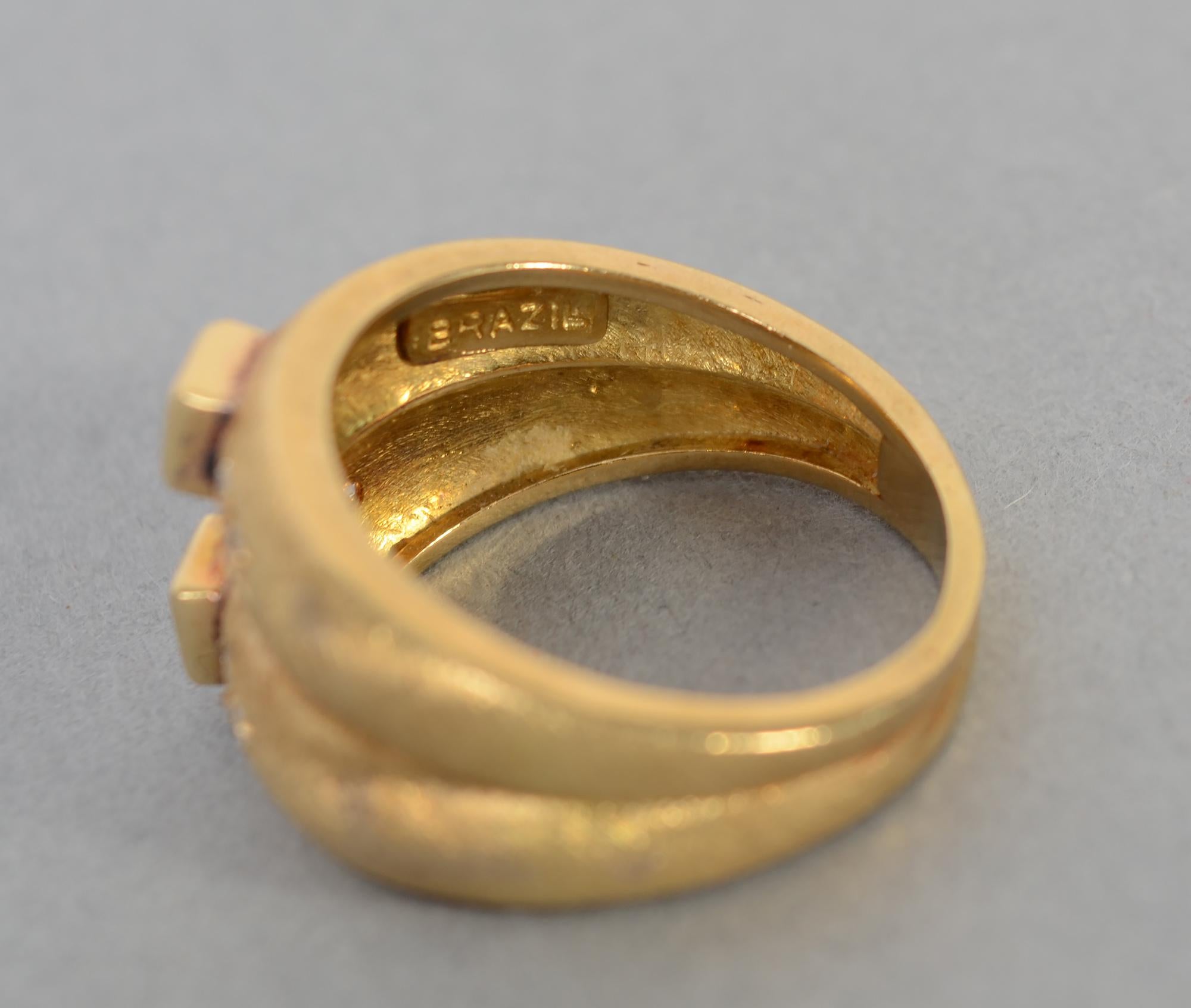 burle marx gold ring