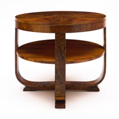 Burled Art Deco Period Austrian Biedermeier Gueridon