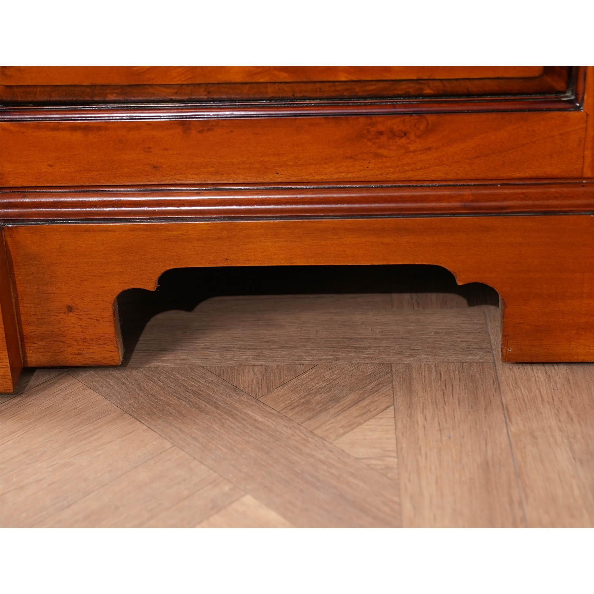 Burled Breakfront For Sale 7