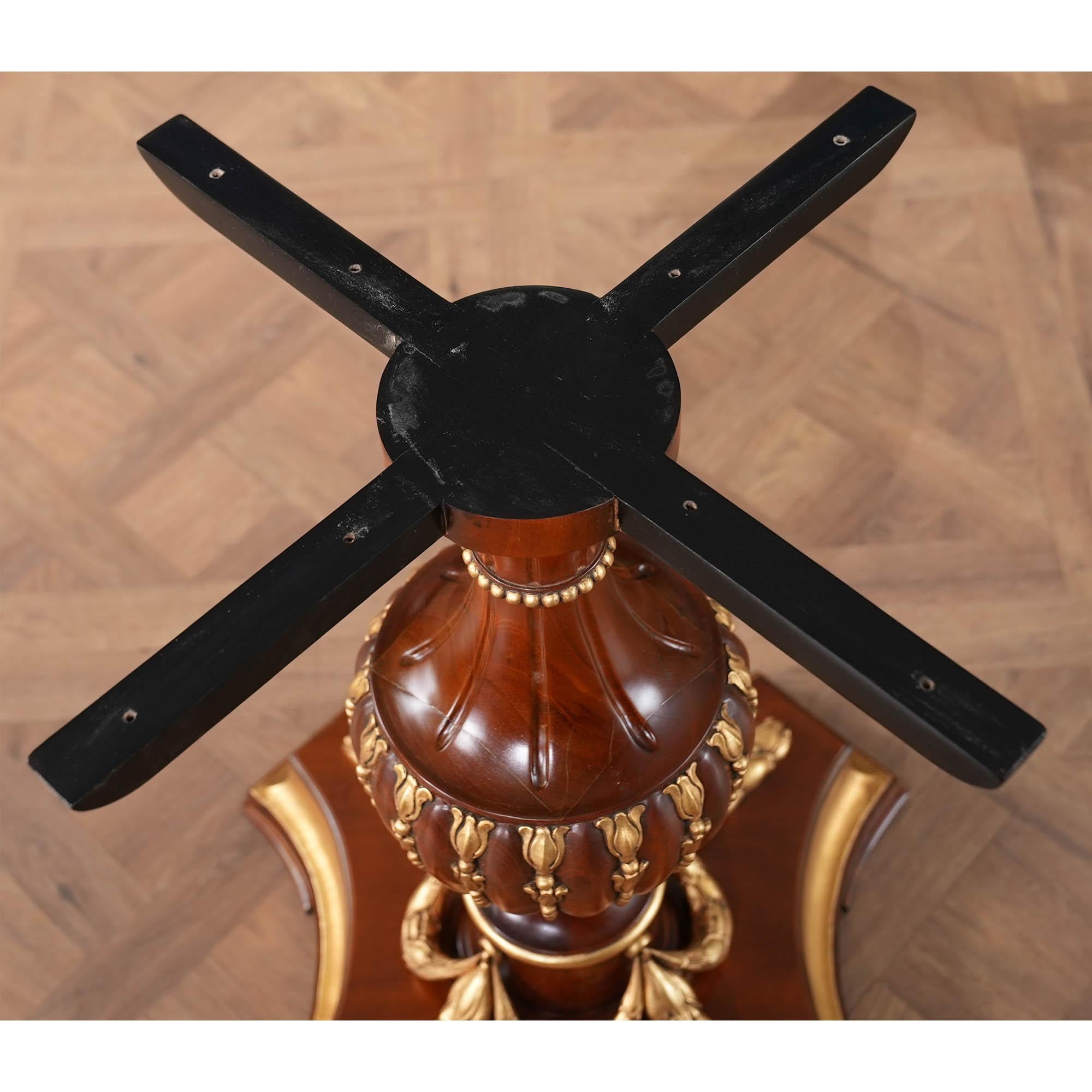 Burled Center Table For Sale 5