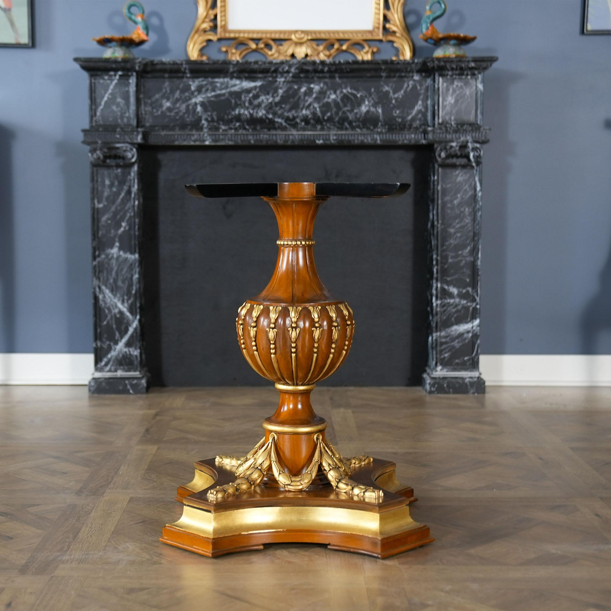 Renaissance Burled Center Table For Sale