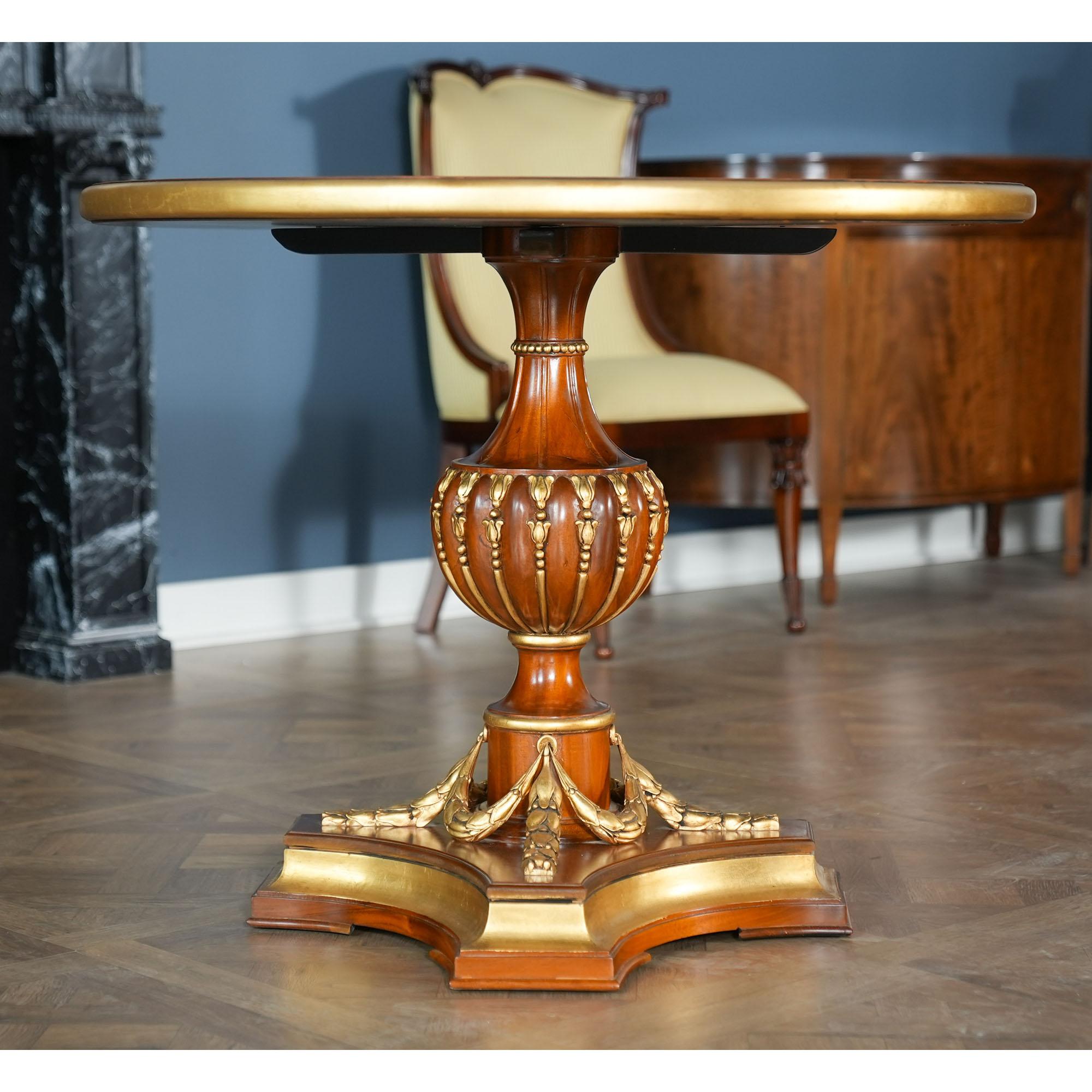 Burled Center Table For Sale 1