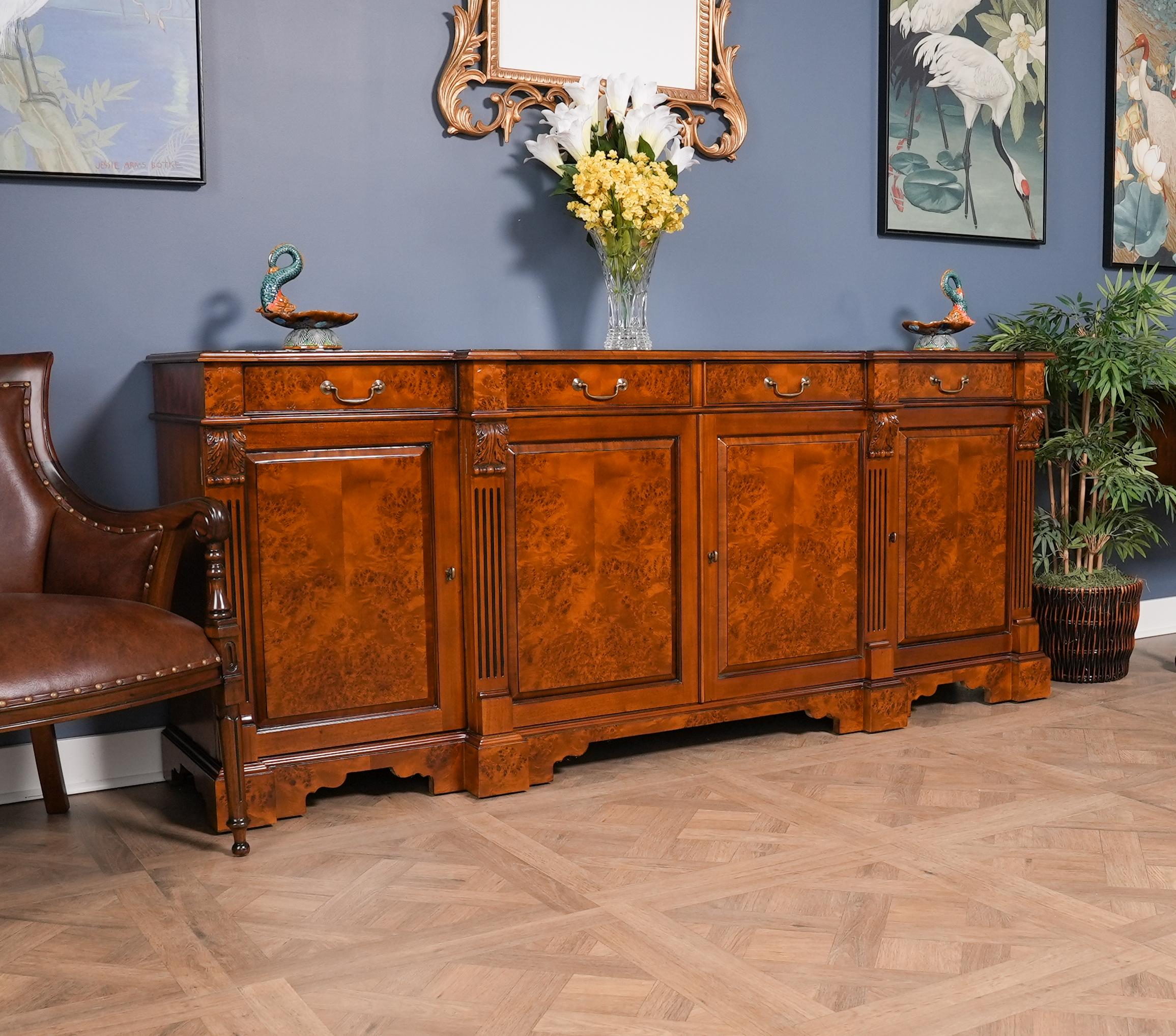 Burled Penhurst Sideboard In New Condition For Sale In Annville, PA