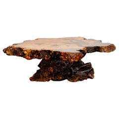 Burled Root and Resin Coffee Table, Los Angeles, 1960s