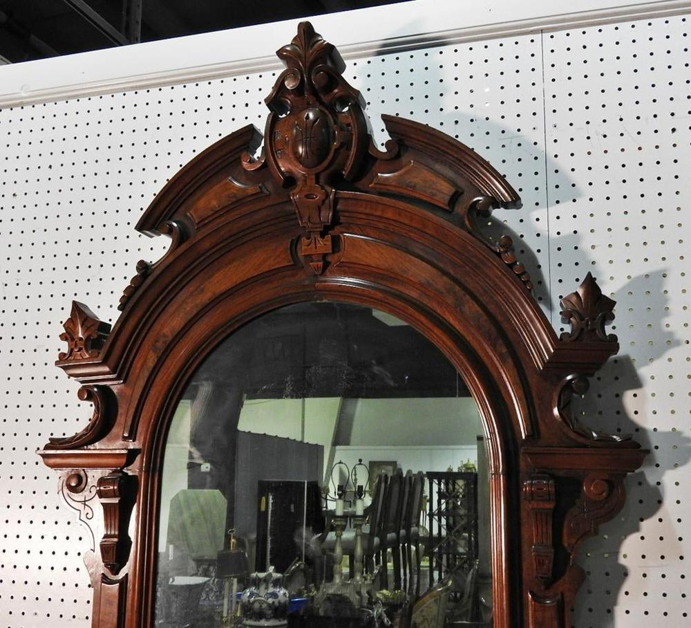 victorian dresser with mirror