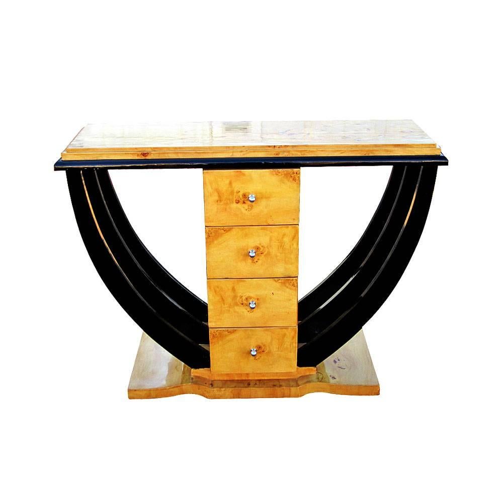 art deco console table