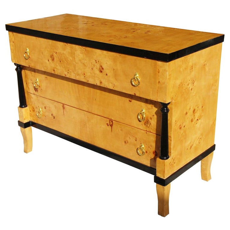 Burled Wood Art Deco Style Dresser For Sale At 1stdibs