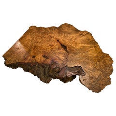 Burled Wood Serving Board or Cheese Board