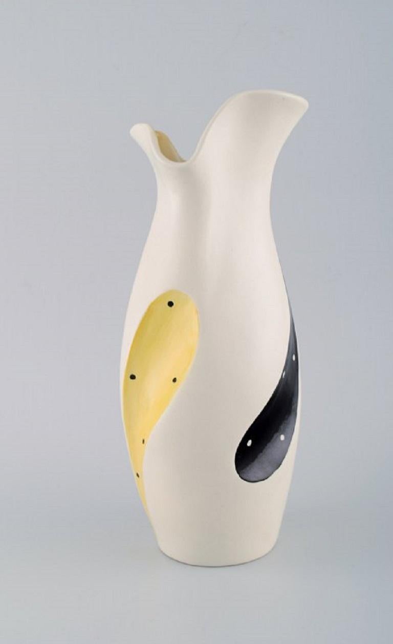 Burleigh Ware, England, Vase aus glasierter Keramik, modernistisches Design (Moderne der Mitte des Jahrhunderts) im Angebot