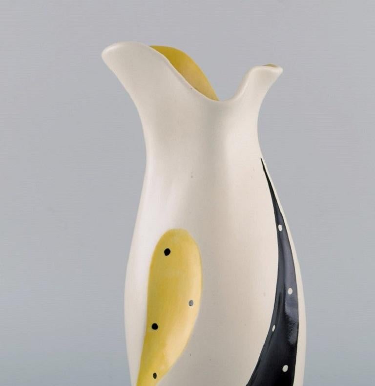 Burleigh Ware, England, Vase aus glasierter Keramik, modernistisches Design (Glasiert) im Angebot