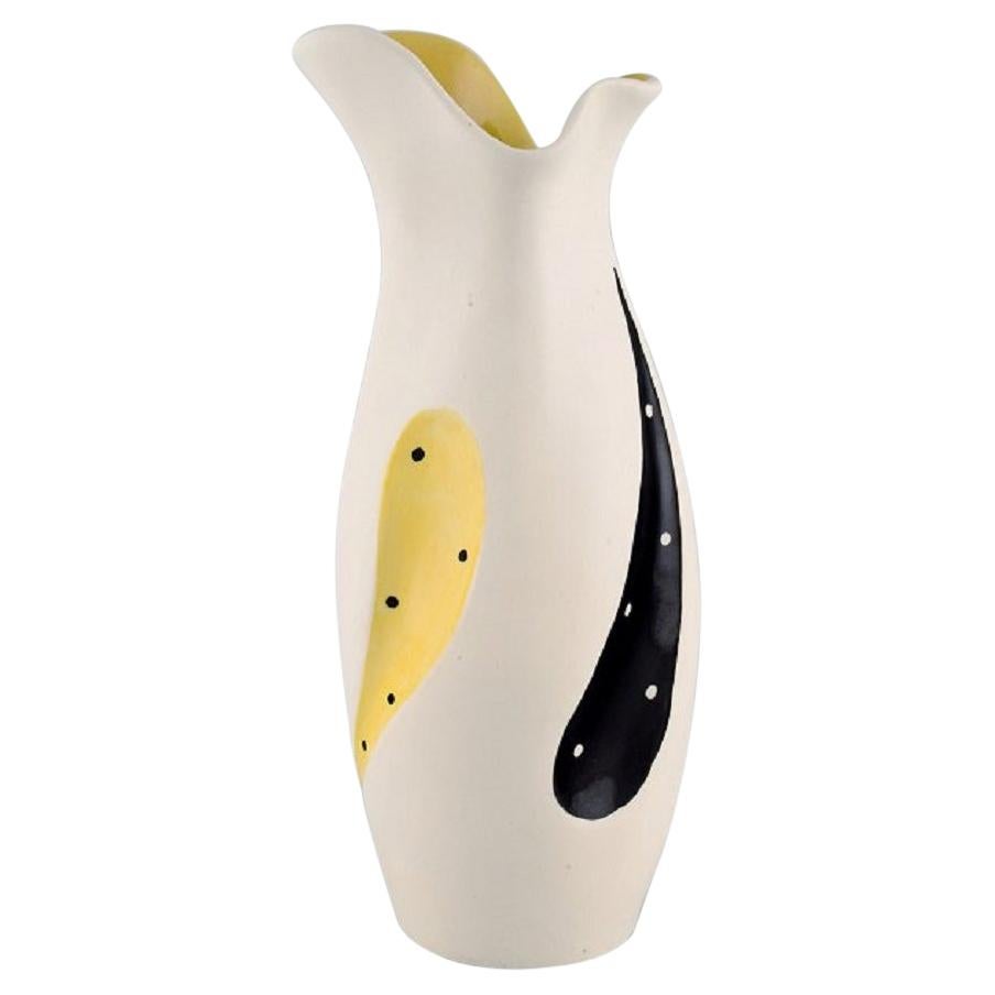 Burleigh Ware, England, Vase in Glazed Ceramics, Modernist Design For Sale