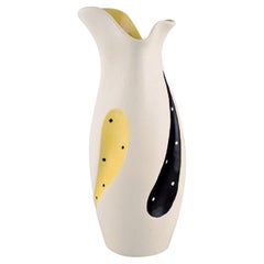Vintage Burleigh Ware, England, Vase in Glazed Ceramics, Modernist Design