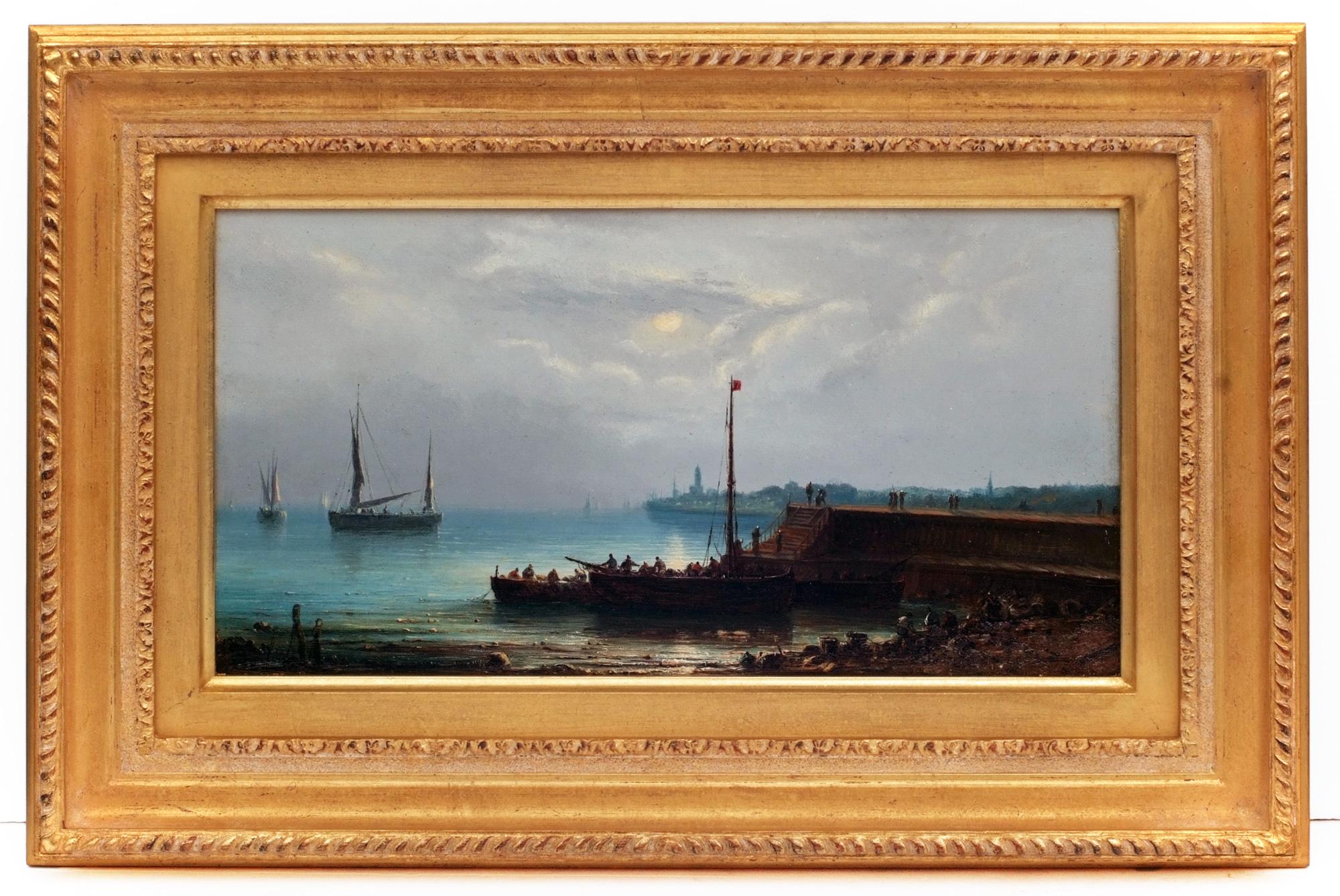Two Marines in Pair - Academic Painting by BURLING Gilbert 