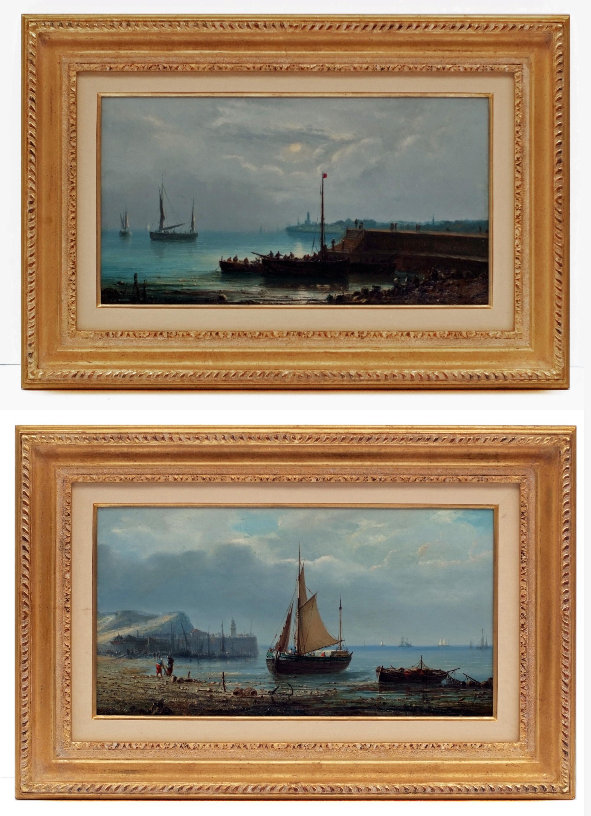 BURLING Gilbert  Landscape Painting - Two Marines in Pair