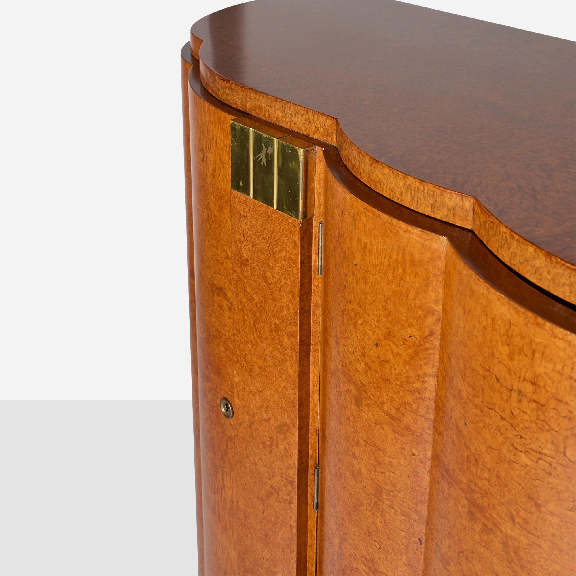 Sideboard aus Wurzelholz und Messing von Roger Bal im Angebot 6