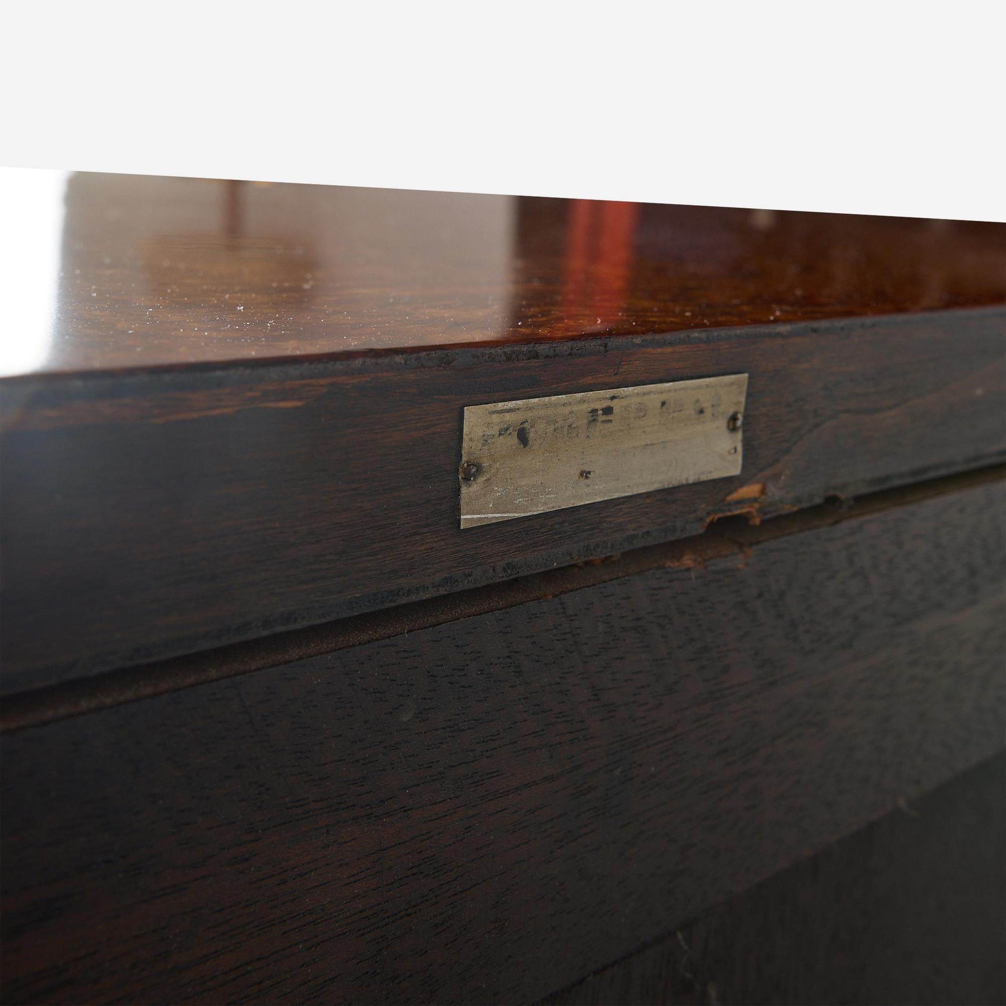 Sideboard aus Wurzelholz und Messing von Roger Bal im Angebot 10