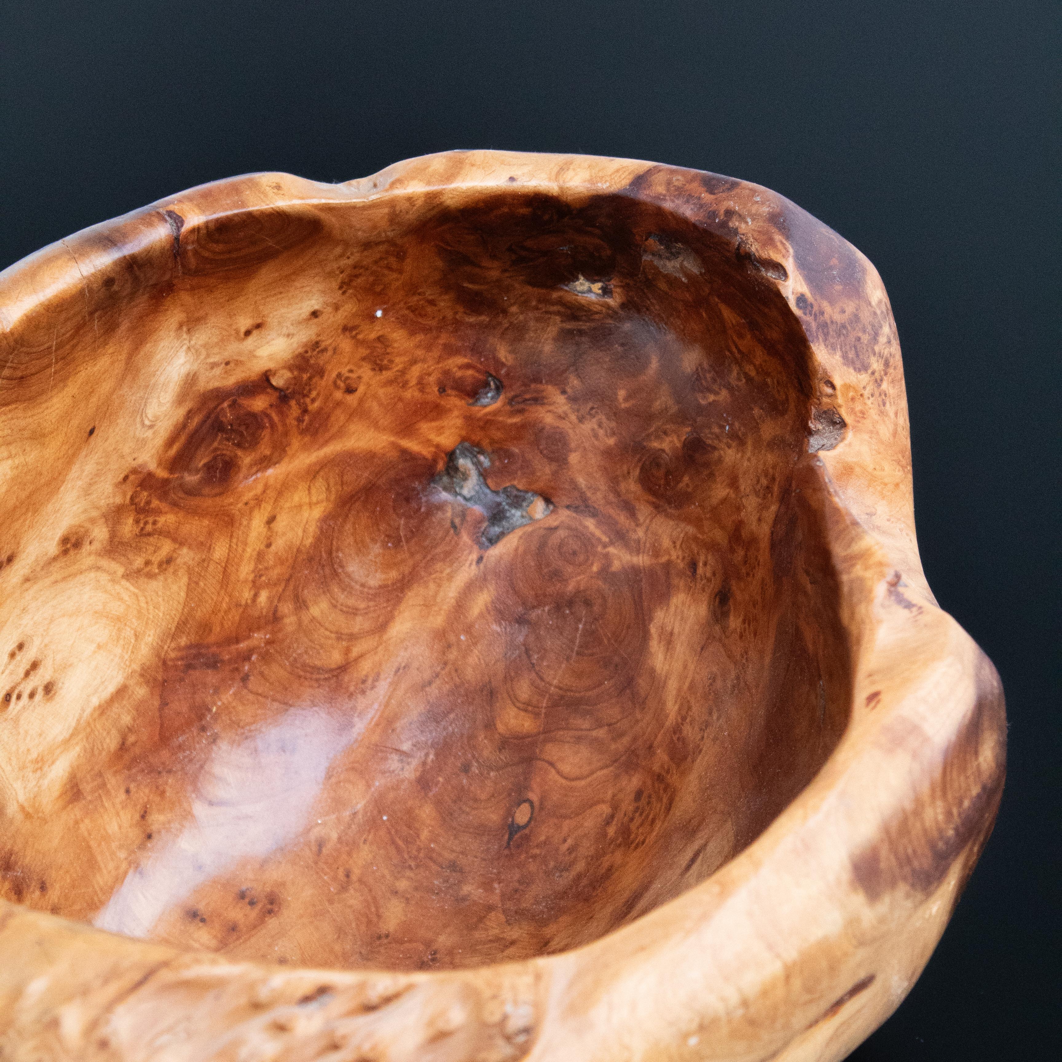 Legno Ciotola Burlwood in vendita