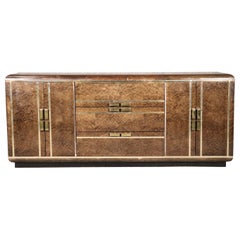 Burlwood & Brass Sideboard by Romweber