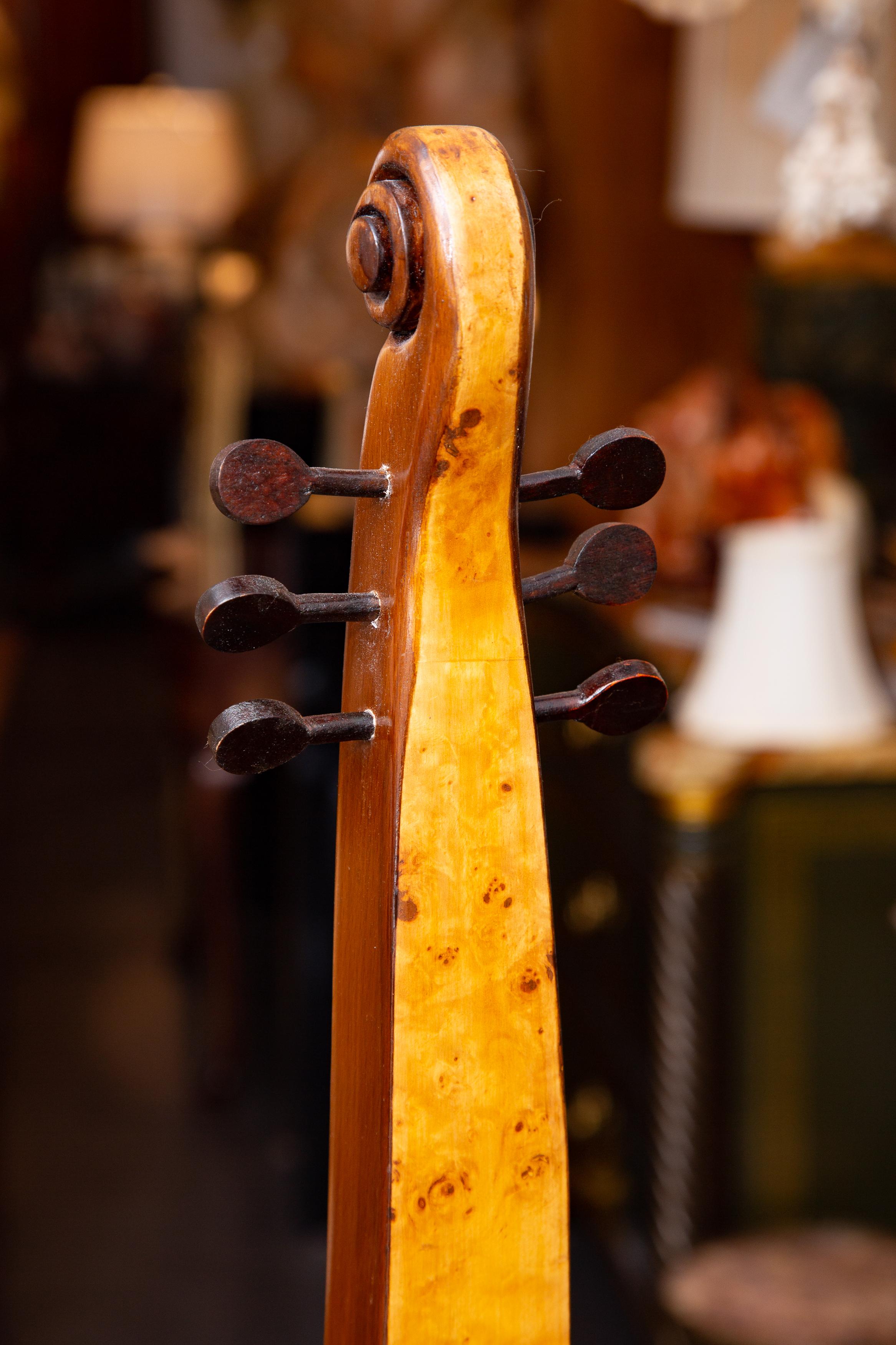 Other Burlwood Cello-Form Cabinet For Sale