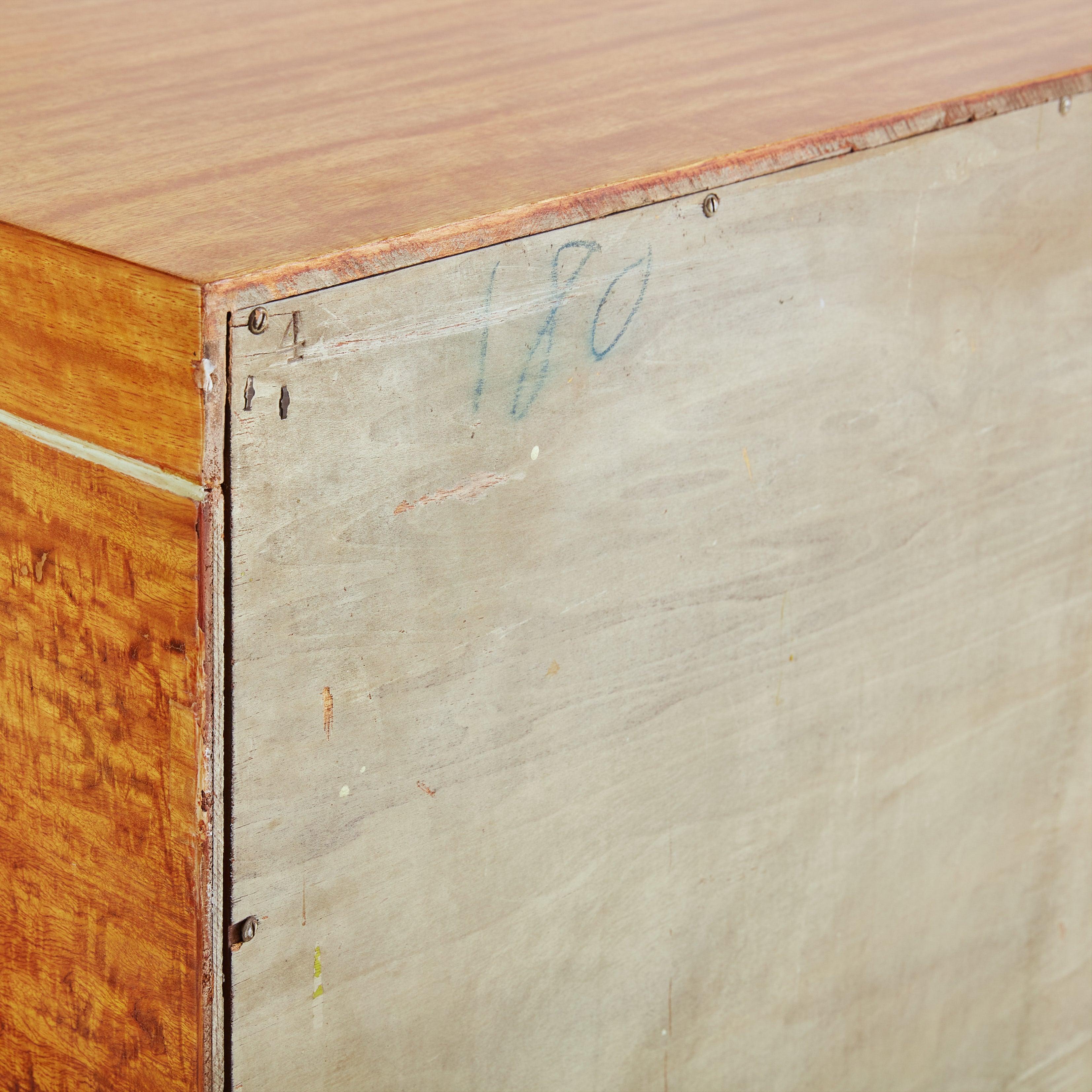 Burlwood Chest of Drawers in the Style of Osvaldo Borsani, Italy 1970s For Sale 4