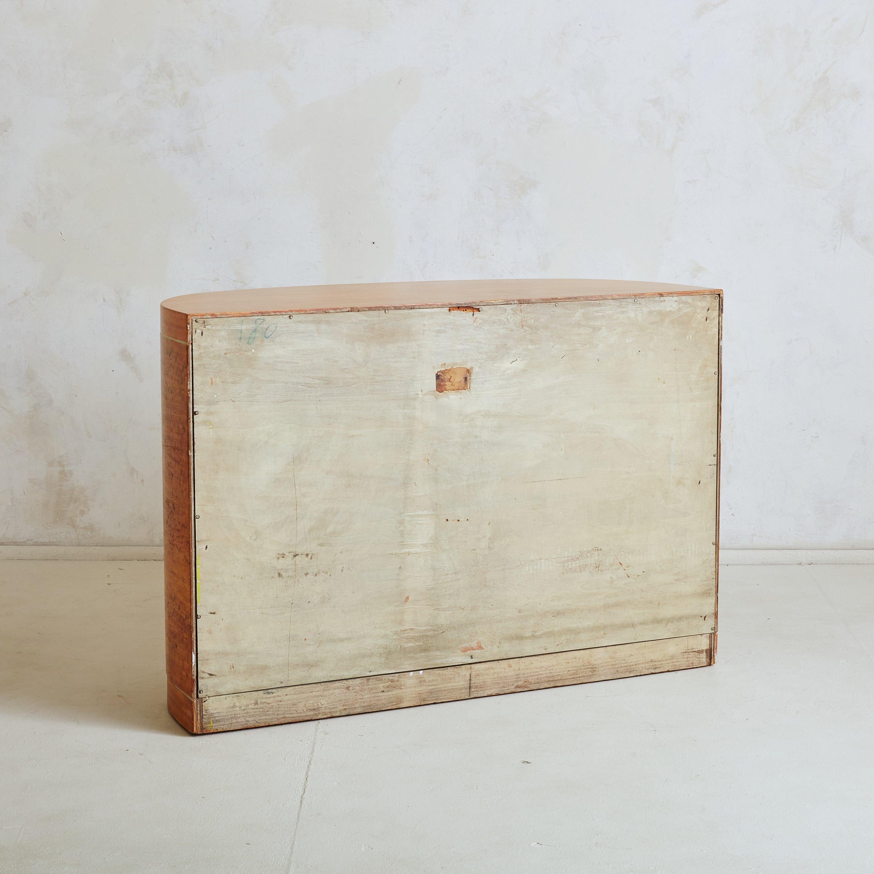 Burlwood Chest of Drawers in the Style of Osvaldo Borsani, Italy 1970s For Sale 2
