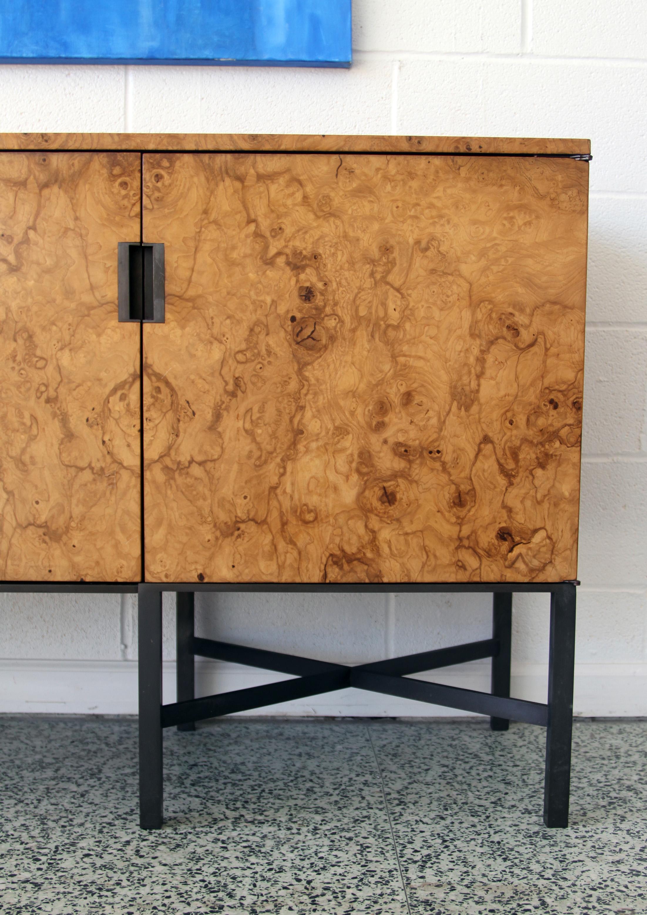 Burlwood Credenza by Roger Sprunger for Dunbar For Sale 4