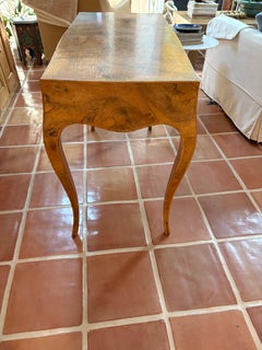 Burlwood Italian desk made in Italy