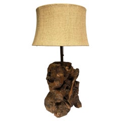 Organic Burlwood Table Lamp
