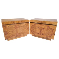 Burlwood Mid-Century Nightstands for Lane Furniture