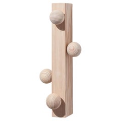 Burly - Natural Pine Wood Coat Hanger by João Xará Handmade in Portugal
