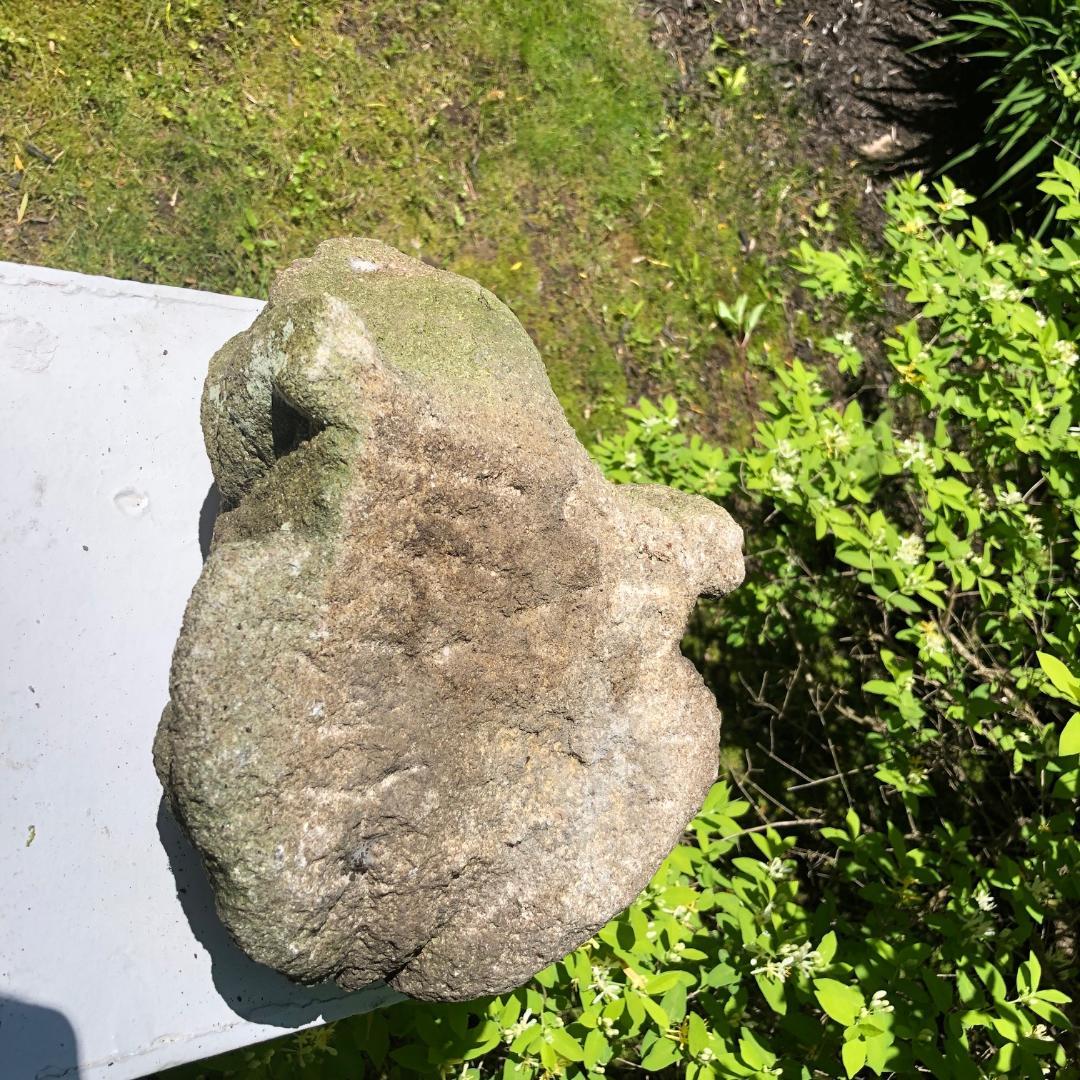 Burly Old Japanese Stone Frog Brings Joy to Your Heart, Garden and Soul 3