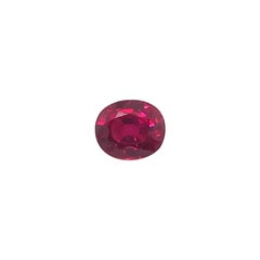 GRS & GIA Certified Burma Oval Shape Ruby 3.16 Carats Heated