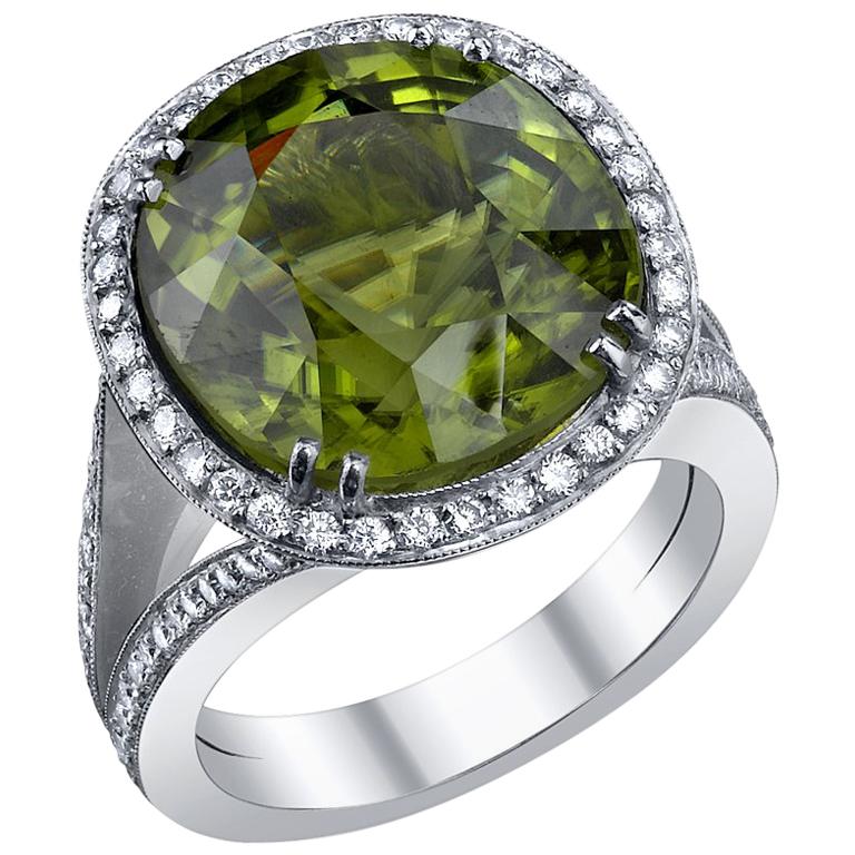 unique peridot rings