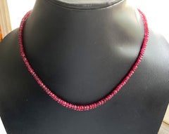Burma Red Spinel 65.68 Carats Beads Faceted Top Quality Spinel Beads Natural Gem