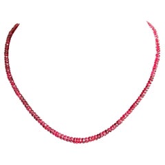 Burma Red Spinel 65.68 Carats Beads Faceted Top Quality Spinel Beads Natural Gem