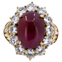 Burma Ruby Diamond Ring