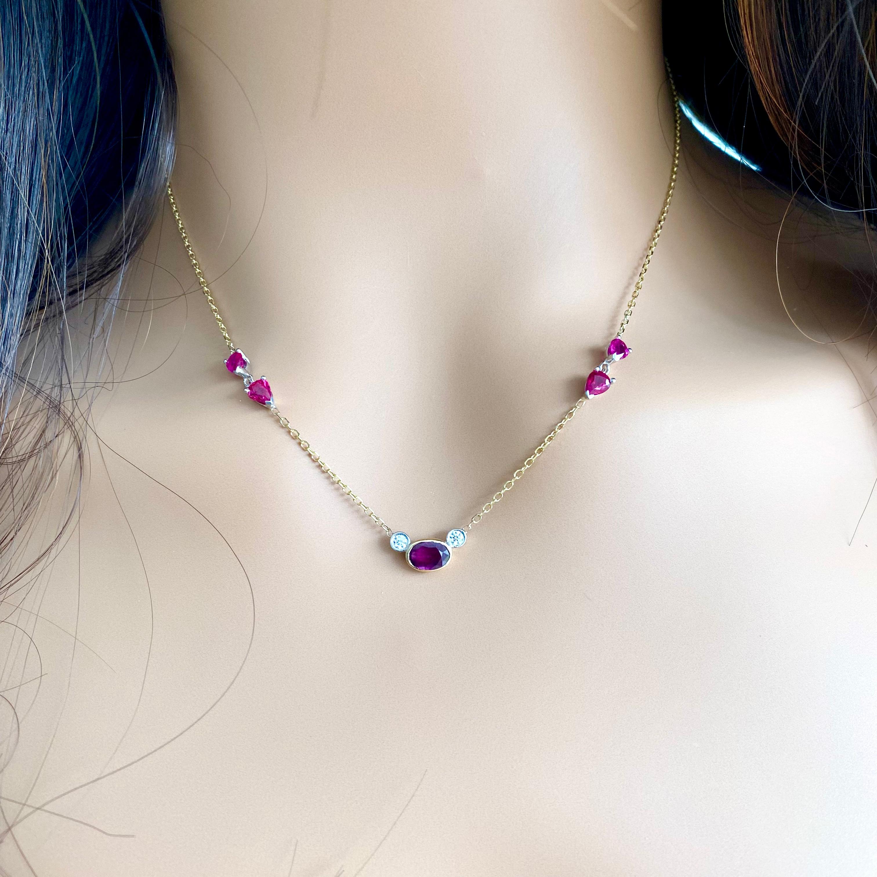 antique ruby chain