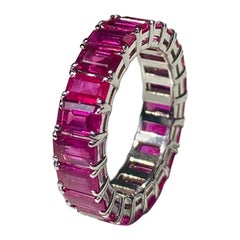 Burma Ruby Emeraldcut Band 5.70 Cts