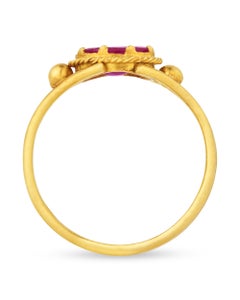 Burma Ruby Intaglio Ring