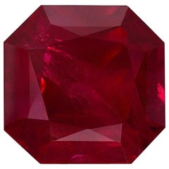 Burma Ruby Ring Gem Vivid Red Pigeon's Blood 2.14 Carat Unset Loose Gemstone