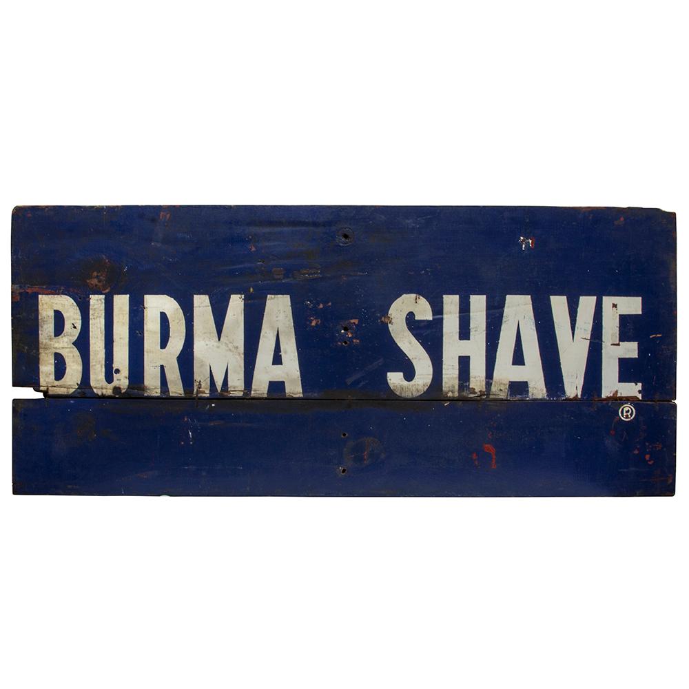 20th Century Burma Shave Roadside Signs